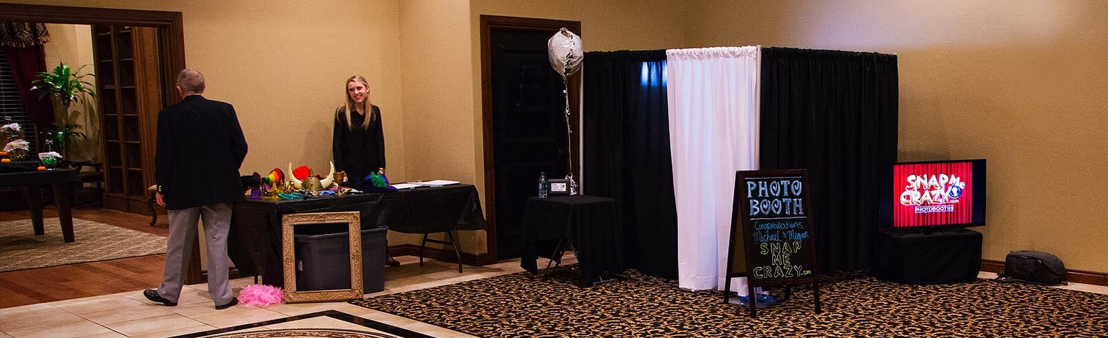 okc wedding event in Oklahoma Snap Me Crazy Photo Booth of Oklahoma and Edmond at Homebuilders Events Center in OKC