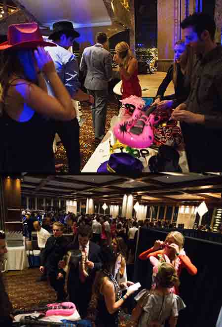 photo booth picture at chase bank tower event in oklahoma city, oklahoma. The kids were from OU Norman Kappa Alpha Theta