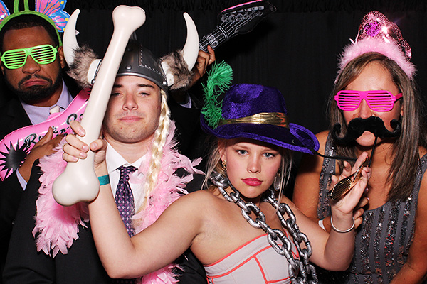 photo booth picture at chase bank tower event in oklahoma city, oklahoma. The kids were from OU Norman Kappa Alpha Theta