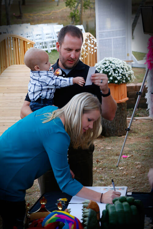 shawnee wedding snap me crazy photo booth with crazy props and scrap book at event