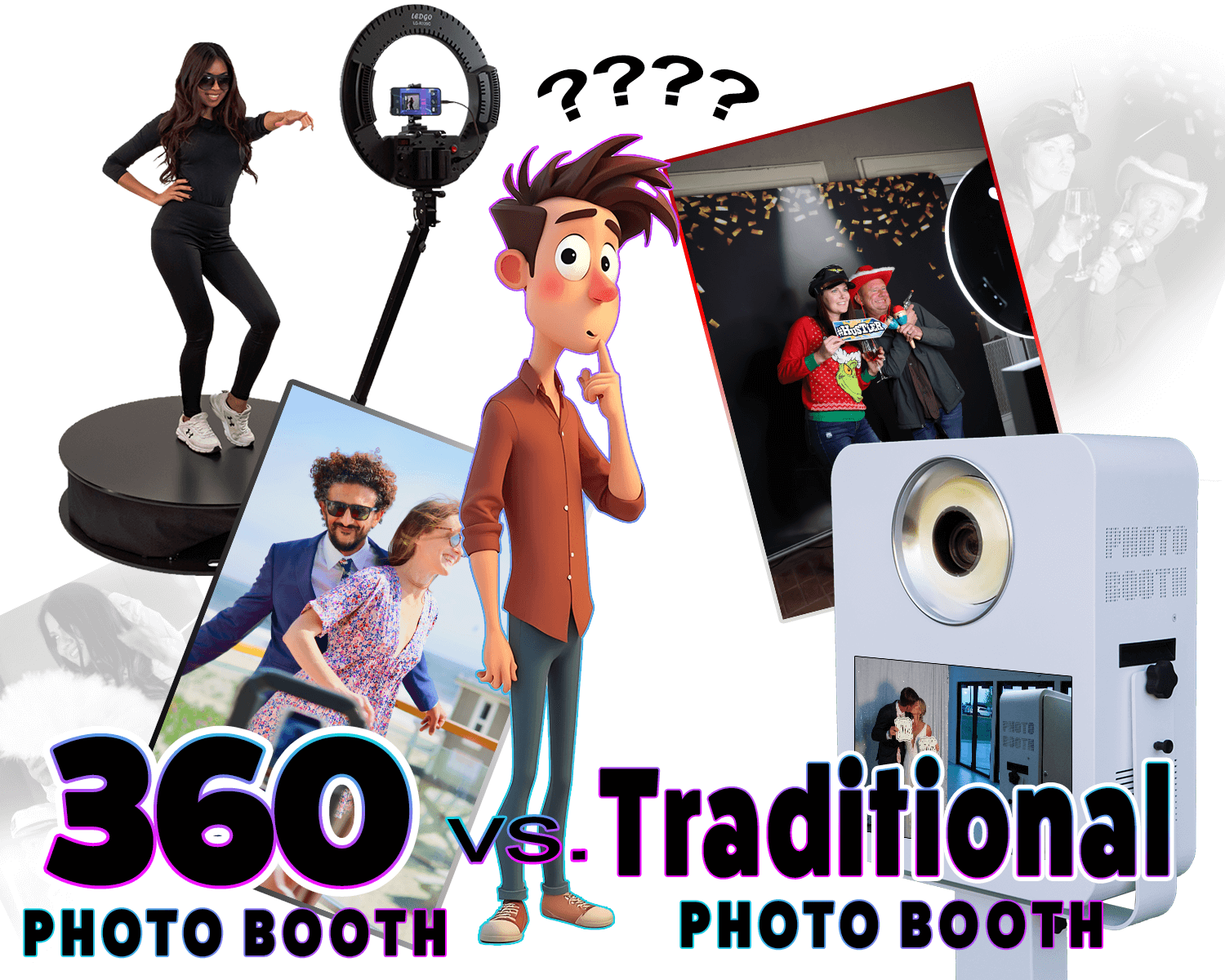 Traditional Photo Booth vs. 360 Photo Booth
