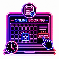 Neon_online booking School event in Oklahoma City School.